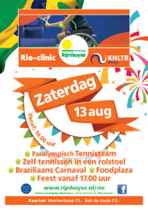 Tennisvereniging Rijnhuyse Poster - Rio Clinic