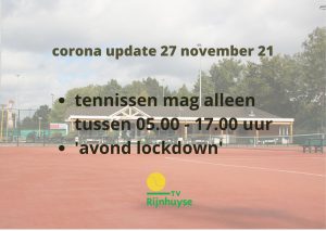 corona update 27 november 21