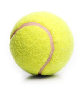 gele tennisbal